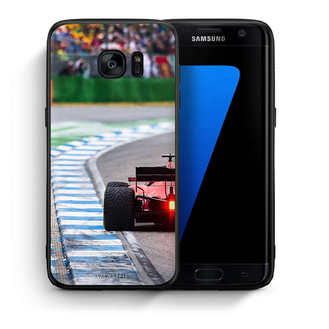 Θήκη Samsung S7 Edge Racing Vibes από τη Smartfits με σχέδιο στο πίσω μέρος και μαύρο περίβλημα | Samsung S7 Edge Racing Vibes case with colorful back and black bezels