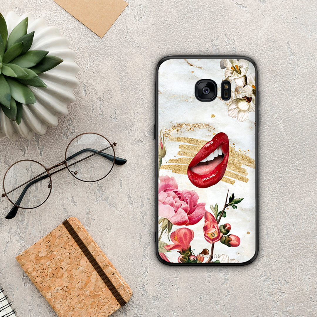 Red Lips - Samsung Galaxy S7 edge case