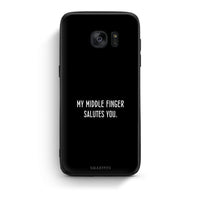 Thumbnail for samsung s7 edge Salute θήκη από τη Smartfits με σχέδιο στο πίσω μέρος και μαύρο περίβλημα | Smartphone case with colorful back and black bezels by Smartfits