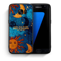 Thumbnail for Θήκη Samsung S7 Edge Screaming Sky από τη Smartfits με σχέδιο στο πίσω μέρος και μαύρο περίβλημα | Samsung S7 Edge Screaming Sky case with colorful back and black bezels