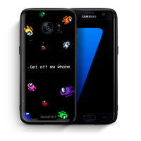 Thumbnail for Θήκη Samsung S7 Edge AFK Text από τη Smartfits με σχέδιο στο πίσω μέρος και μαύρο περίβλημα | Samsung S7 Edge AFK Text case with colorful back and black bezels