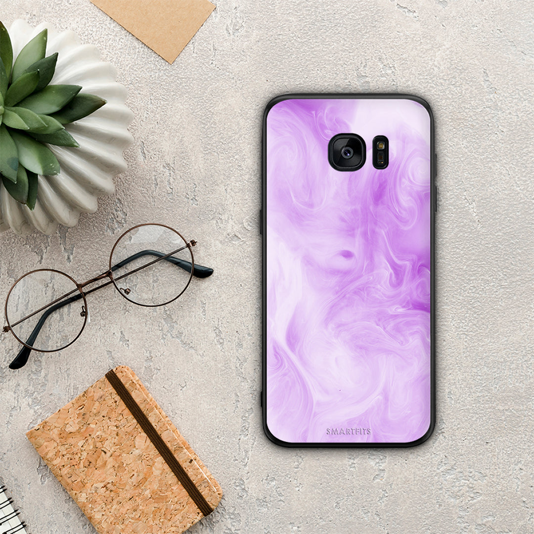 Watercolor Lavender - Samsung Galaxy S7 case