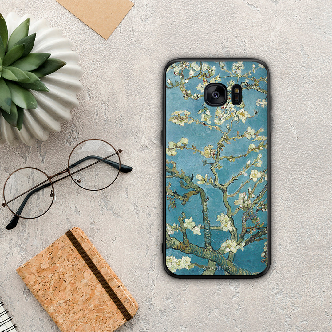 White Blossoms - Samsung Galaxy S7 Edge case