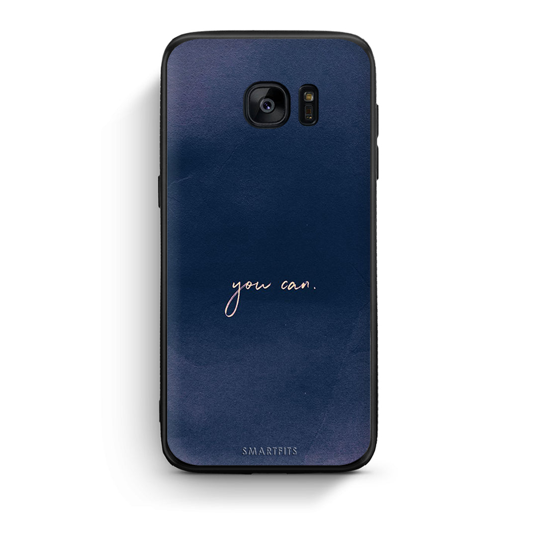 samsung s7 You Can θήκη από τη Smartfits με σχέδιο στο πίσω μέρος και μαύρο περίβλημα | Smartphone case with colorful back and black bezels by Smartfits