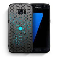 Thumbnail for Θήκη Samsung S7 Hexagonal Geometric από τη Smartfits με σχέδιο στο πίσω μέρος και μαύρο περίβλημα | Samsung S7 Hexagonal Geometric case with colorful back and black bezels