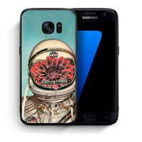Thumbnail for Θήκη Samsung S7 Nasa Bloom από τη Smartfits με σχέδιο στο πίσω μέρος και μαύρο περίβλημα | Samsung S7 Nasa Bloom case with colorful back and black bezels