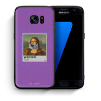 Thumbnail for Θήκη Samsung S7 Monalisa Popart από τη Smartfits με σχέδιο στο πίσω μέρος και μαύρο περίβλημα | Samsung S7 Monalisa Popart case with colorful back and black bezels