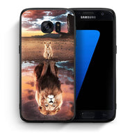 Thumbnail for Θήκη Αγίου Βαλεντίνου Samsung S7 Sunset Dreams από τη Smartfits με σχέδιο στο πίσω μέρος και μαύρο περίβλημα | Samsung S7 Sunset Dreams case with colorful back and black bezels