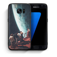 Thumbnail for Θήκη Samsung S7 Surreal View από τη Smartfits με σχέδιο στο πίσω μέρος και μαύρο περίβλημα | Samsung S7 Surreal View case with colorful back and black bezels