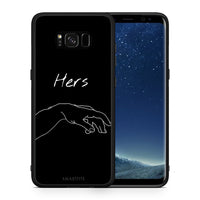 Thumbnail for Θήκη Αγίου Βαλεντίνου Samsung S8+ Aeshetic Love 1 από τη Smartfits με σχέδιο στο πίσω μέρος και μαύρο περίβλημα | Samsung S8+ Aeshetic Love 1 case with colorful back and black bezels
