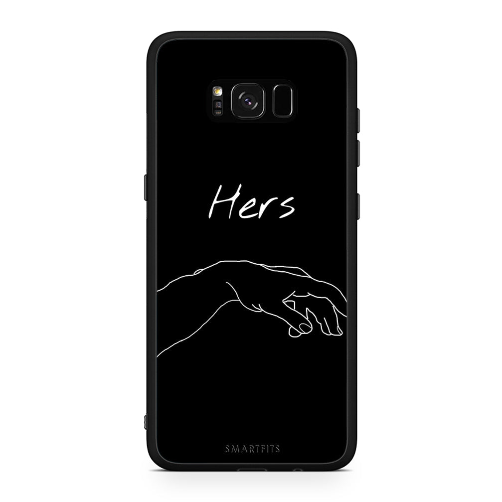 Samsung S8+ Aeshetic Love 1 Θήκη Αγίου Βαλεντίνου από τη Smartfits με σχέδιο στο πίσω μέρος και μαύρο περίβλημα | Smartphone case with colorful back and black bezels by Smartfits