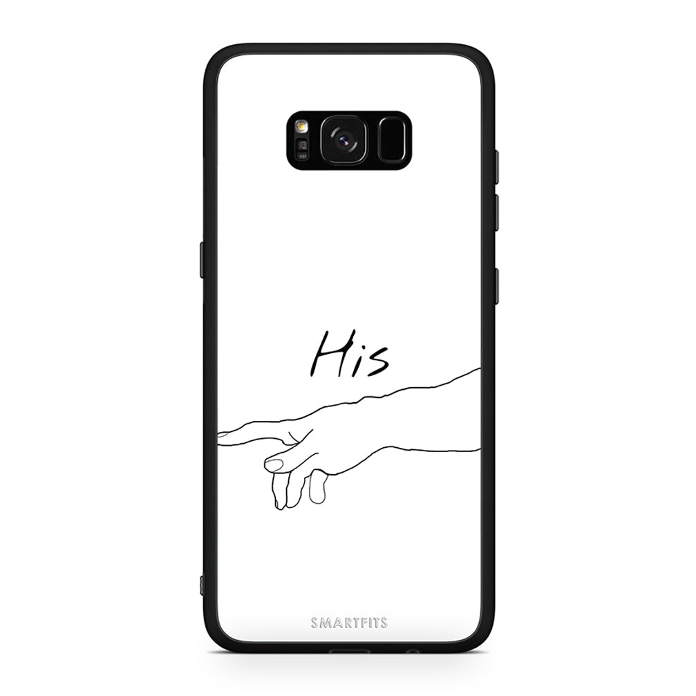 Samsung S8 Aeshetic Love 2 Θήκη Αγίου Βαλεντίνου από τη Smartfits με σχέδιο στο πίσω μέρος και μαύρο περίβλημα | Smartphone case with colorful back and black bezels by Smartfits