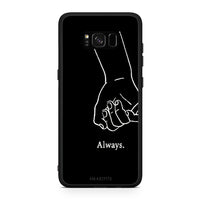 Thumbnail for Samsung S8 Always & Forever 1 Θήκη Αγίου Βαλεντίνου από τη Smartfits με σχέδιο στο πίσω μέρος και μαύρο περίβλημα | Smartphone case with colorful back and black bezels by Smartfits