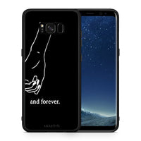 Thumbnail for Θήκη Αγίου Βαλεντίνου Samsung S8 Always & Forever 2 από τη Smartfits με σχέδιο στο πίσω μέρος και μαύρο περίβλημα | Samsung S8 Always & Forever 2 case with colorful back and black bezels