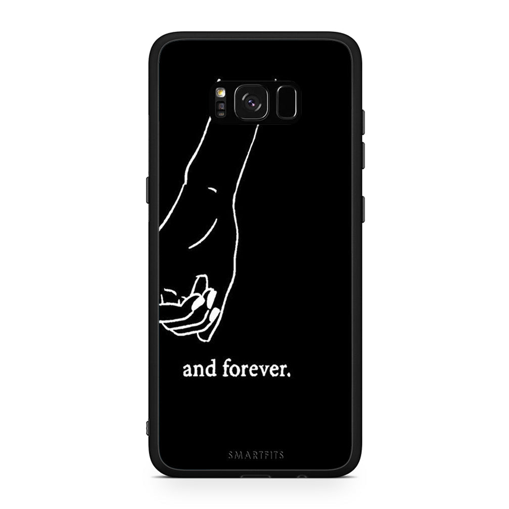 Samsung S8 Always & Forever 2 Θήκη Αγίου Βαλεντίνου από τη Smartfits με σχέδιο στο πίσω μέρος και μαύρο περίβλημα | Smartphone case with colorful back and black bezels by Smartfits
