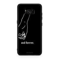 Thumbnail for Samsung S8 Always & Forever 2 Θήκη Αγίου Βαλεντίνου από τη Smartfits με σχέδιο στο πίσω μέρος και μαύρο περίβλημα | Smartphone case with colorful back and black bezels by Smartfits