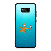 Thumbnail for Samsung S8+ Chasing Money θήκη από τη Smartfits με σχέδιο στο πίσω μέρος και μαύρο περίβλημα | Smartphone case with colorful back and black bezels by Smartfits
