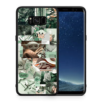 Thumbnail for Θήκη Αγίου Βαλεντίνου Samsung S8 Collage Dude από τη Smartfits με σχέδιο στο πίσω μέρος και μαύρο περίβλημα | Samsung S8 Collage Dude case with colorful back and black bezels