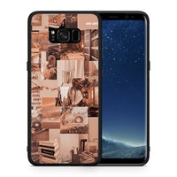 Thumbnail for Θήκη Αγίου Βαλεντίνου Samsung S8 Collage You Can από τη Smartfits με σχέδιο στο πίσω μέρος και μαύρο περίβλημα | Samsung S8 Collage You Can case with colorful back and black bezels