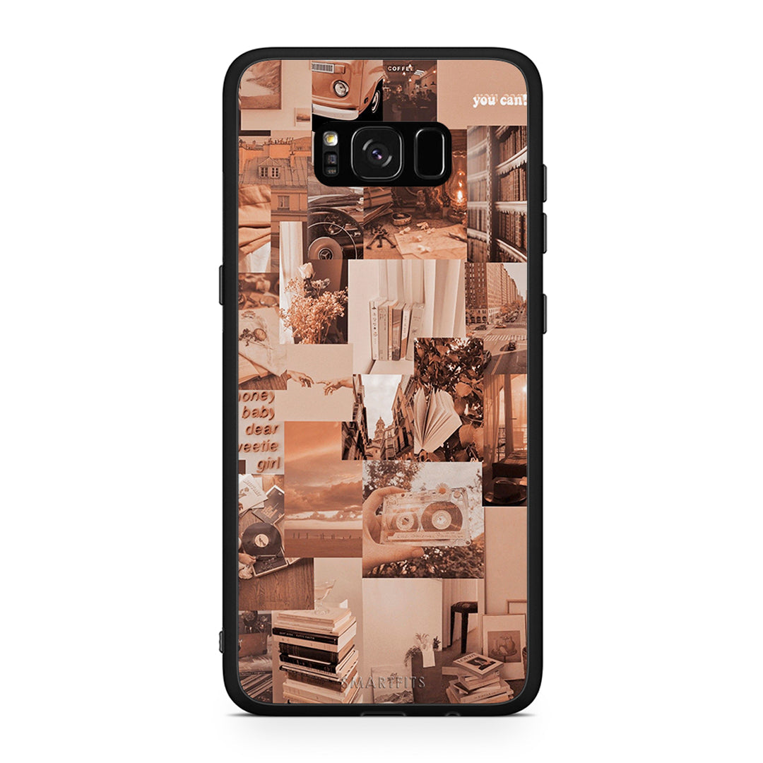 Samsung S8 Collage You Can Θήκη Αγίου Βαλεντίνου από τη Smartfits με σχέδιο στο πίσω μέρος και μαύρο περίβλημα | Smartphone case with colorful back and black bezels by Smartfits