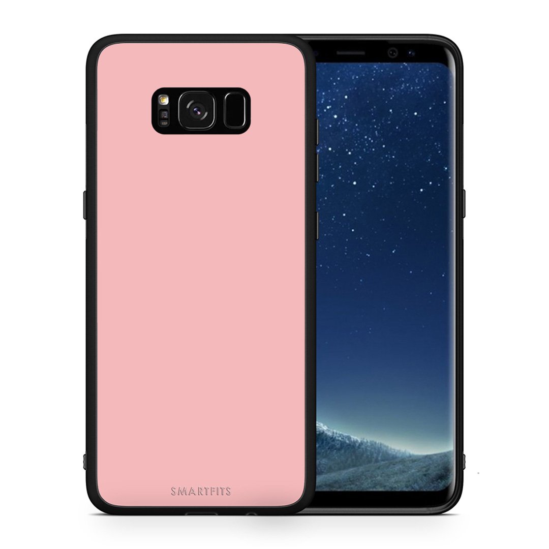 Θήκη Samsung S8+ Nude Color από τη Smartfits με σχέδιο στο πίσω μέρος και μαύρο περίβλημα | Samsung S8+ Nude Color case with colorful back and black bezels