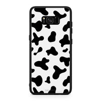 Thumbnail for Samsung S8+ Cow Print θήκη από τη Smartfits με σχέδιο στο πίσω μέρος και μαύρο περίβλημα | Smartphone case with colorful back and black bezels by Smartfits