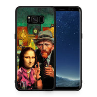 Thumbnail for Θήκη Samsung S8 Funny Art από τη Smartfits με σχέδιο στο πίσω μέρος και μαύρο περίβλημα | Samsung S8 Funny Art case with colorful back and black bezels