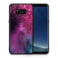 Thumbnail for Θήκη Samsung S8+ Aurora Galaxy από τη Smartfits με σχέδιο στο πίσω μέρος και μαύρο περίβλημα | Samsung S8+ Aurora Galaxy case with colorful back and black bezels