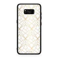 Thumbnail for 111 - Samsung S8 Luxury White Geometric case, cover, bumper