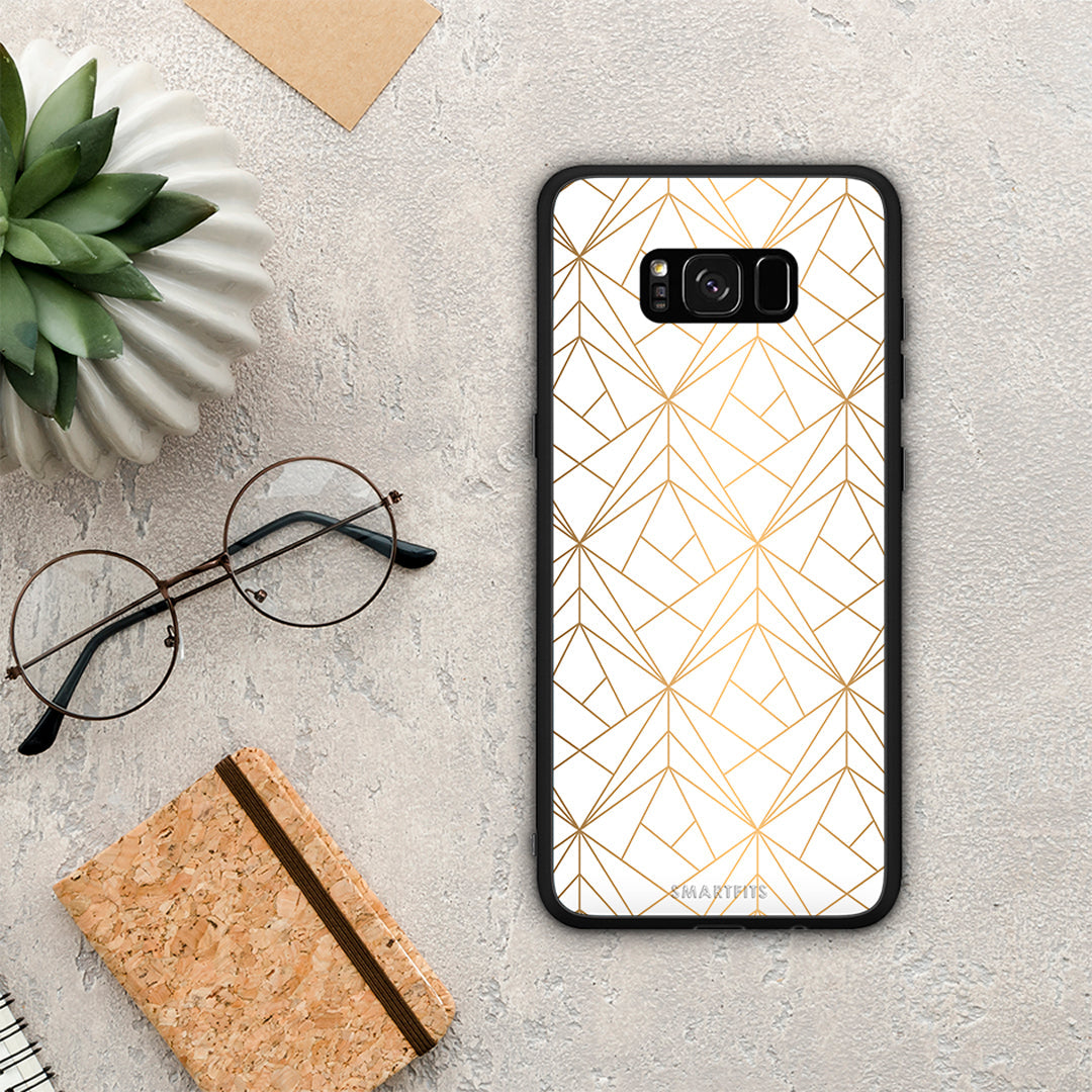Geometric Luxury White - Samsung Galaxy S8+ case