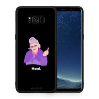 Thumbnail for Θήκη Samsung S8 Grandma Mood Black από τη Smartfits με σχέδιο στο πίσω μέρος και μαύρο περίβλημα | Samsung S8 Grandma Mood Black case with colorful back and black bezels