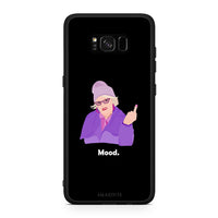 Thumbnail for Samsung S8 Grandma Mood Black θήκη από τη Smartfits με σχέδιο στο πίσω μέρος και μαύρο περίβλημα | Smartphone case with colorful back and black bezels by Smartfits