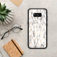 Thumbnail for Marble Gold Geometric - Samsung Galaxy S8 case