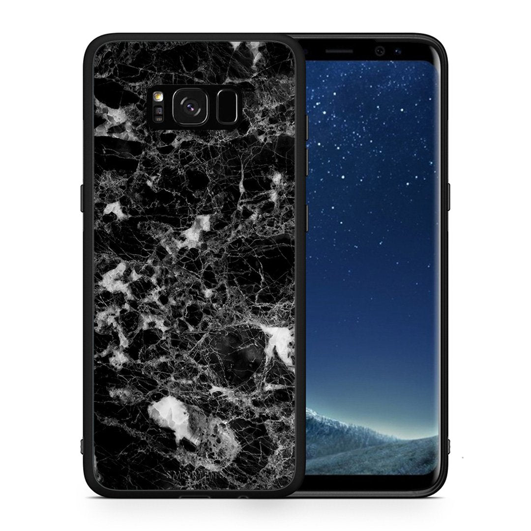 Θήκη Samsung S8 Male Marble από τη Smartfits με σχέδιο στο πίσω μέρος και μαύρο περίβλημα | Samsung S8 Male Marble case with colorful back and black bezels