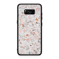 Thumbnail for Samsung S8 Marble Terrazzo θήκη από τη Smartfits με σχέδιο στο πίσω μέρος και μαύρο περίβλημα | Smartphone case with colorful back and black bezels by Smartfits