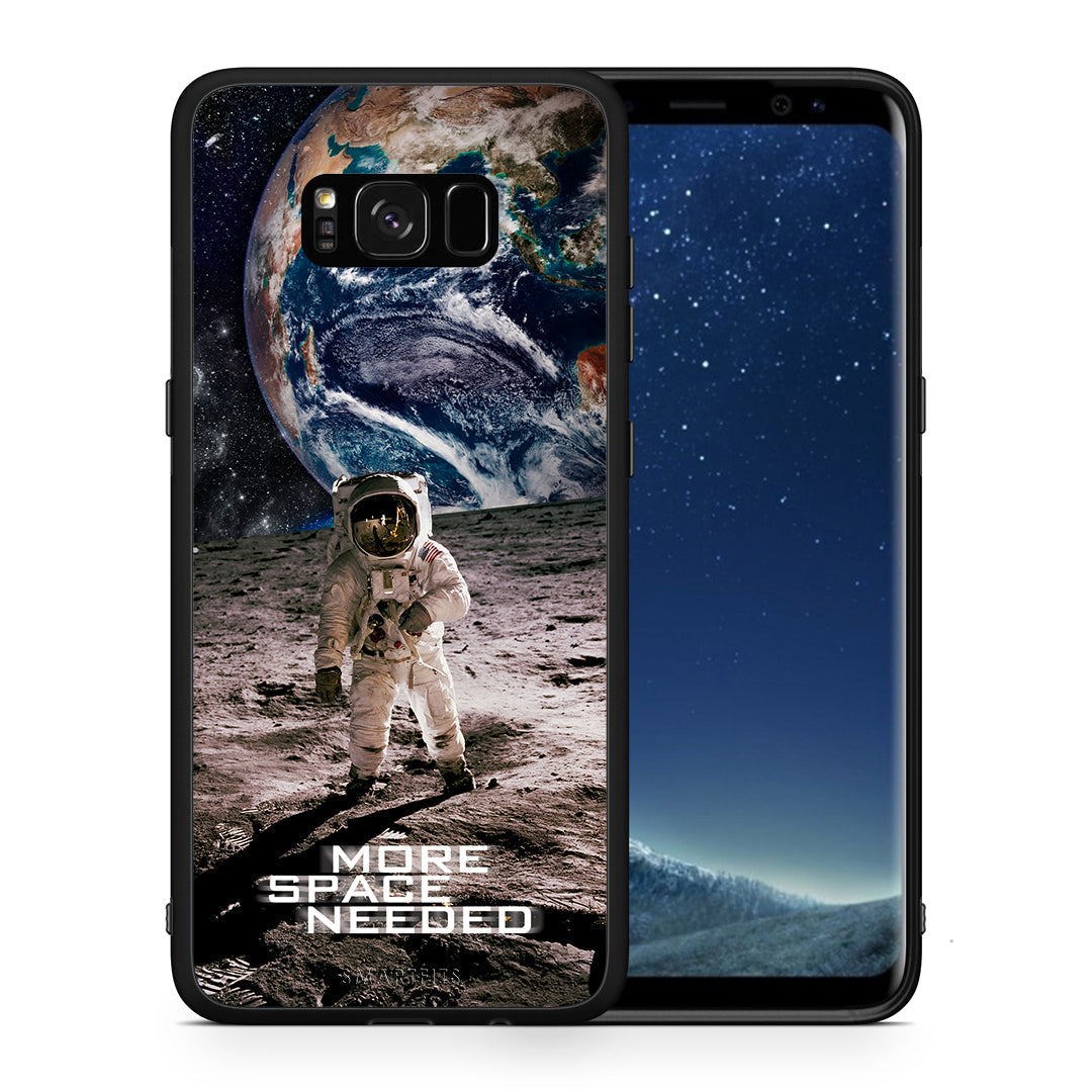 Θήκη Samsung S8 More Space από τη Smartfits με σχέδιο στο πίσω μέρος και μαύρο περίβλημα | Samsung S8 More Space case with colorful back and black bezels