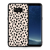 Thumbnail for Θήκη Samsung S8 New Polka Dots από τη Smartfits με σχέδιο στο πίσω μέρος και μαύρο περίβλημα | Samsung S8 New Polka Dots case with colorful back and black bezels