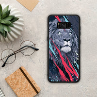 Thumbnail for PopArt Lion Designer - Samsung Galaxy S8+ Case