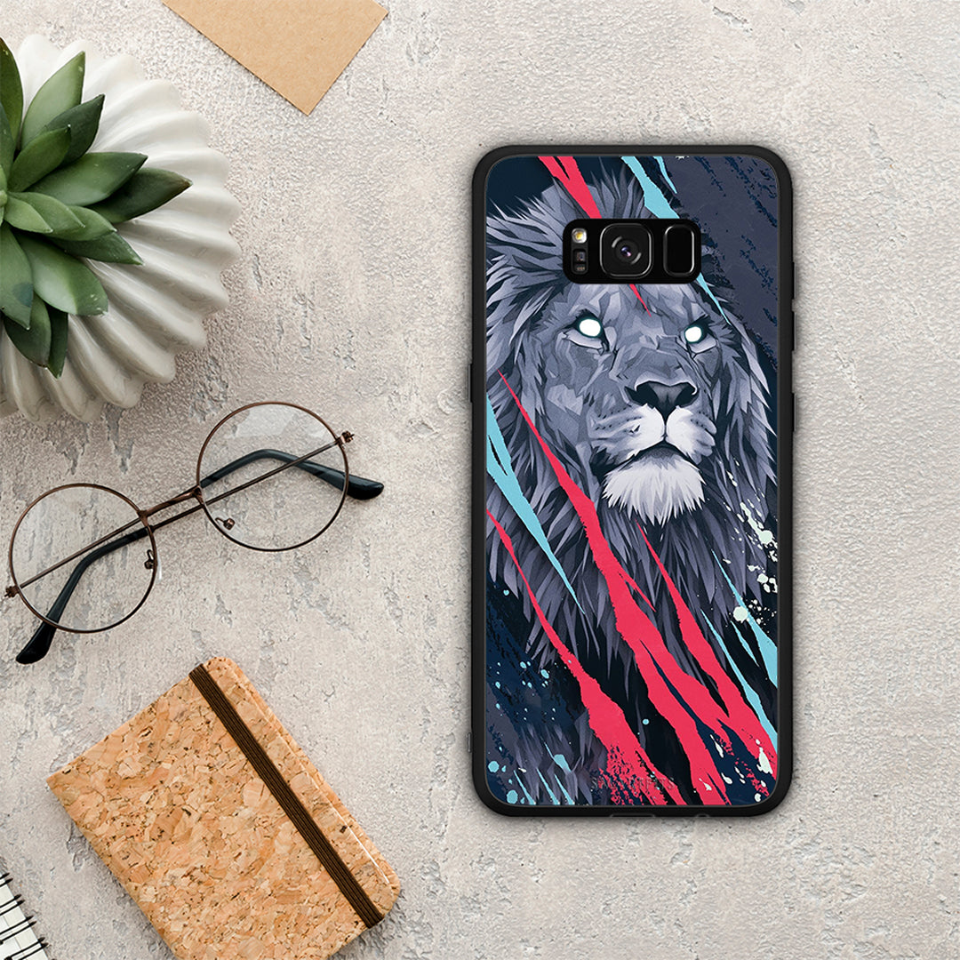 PopArt Lion Designer - Samsung Galaxy S8 case