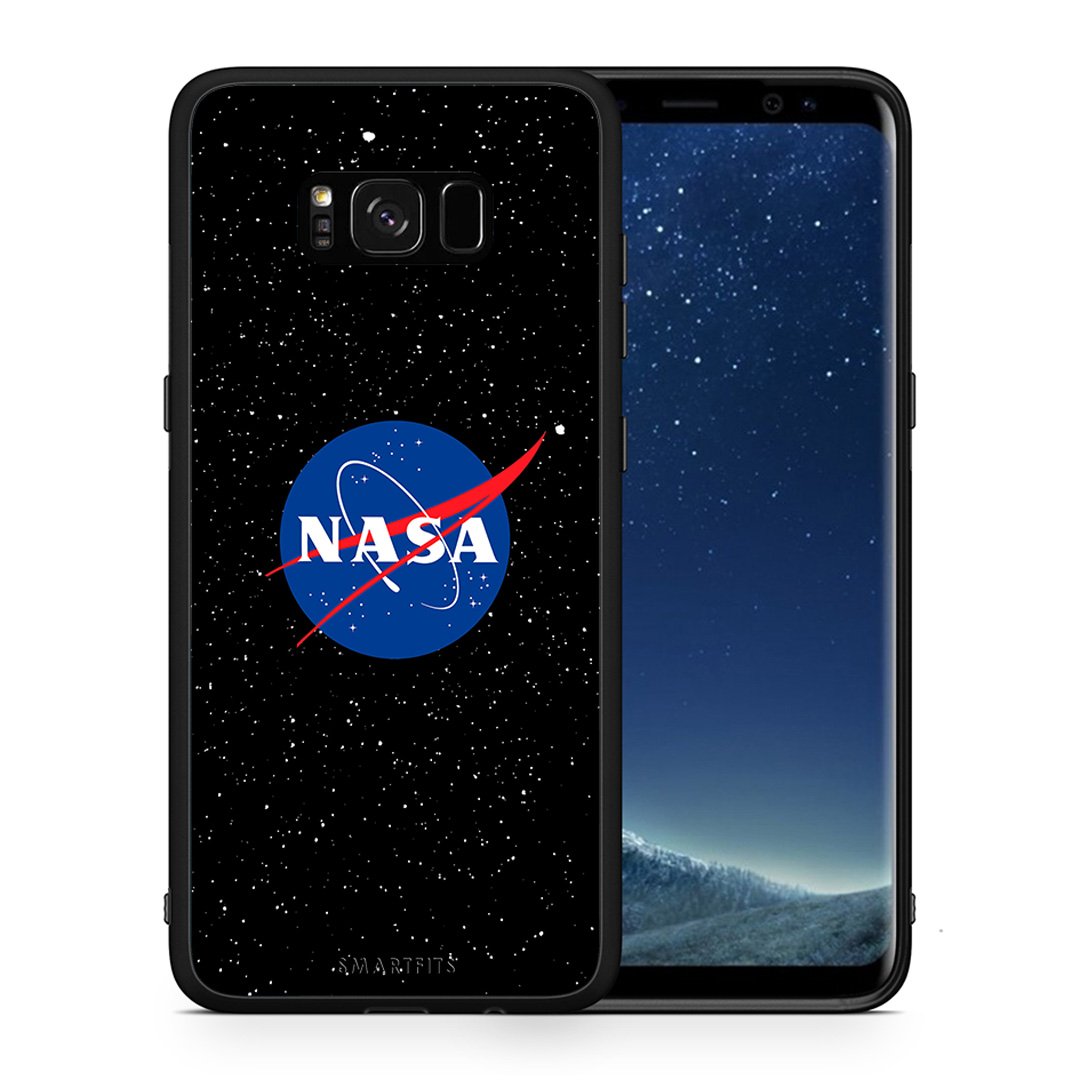 Θήκη Samsung S8 NASA PopArt από τη Smartfits με σχέδιο στο πίσω μέρος και μαύρο περίβλημα | Samsung S8 NASA PopArt case with colorful back and black bezels