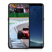 Thumbnail for Θήκη Samsung S8 Racing Vibes από τη Smartfits με σχέδιο στο πίσω μέρος και μαύρο περίβλημα | Samsung S8 Racing Vibes case with colorful back and black bezels