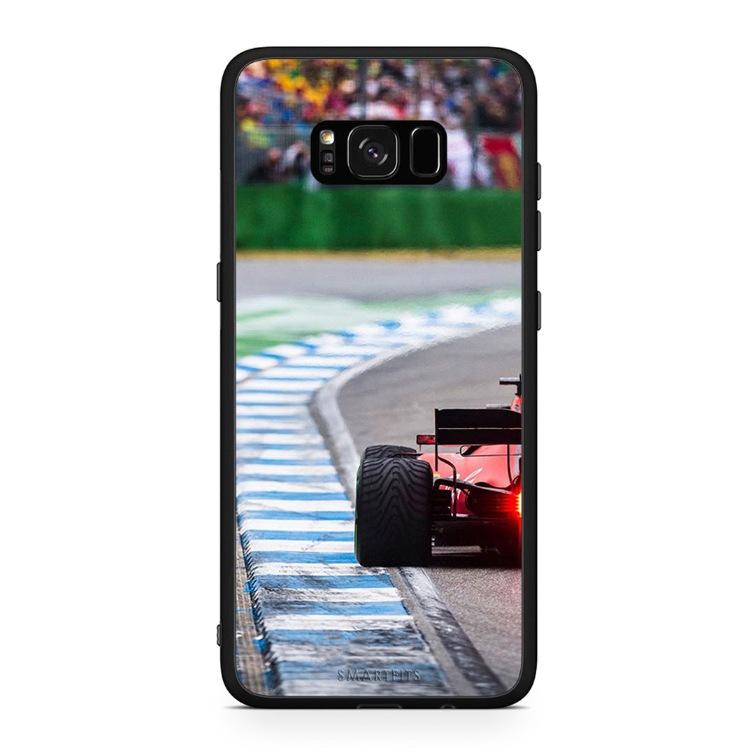 Samsung S8 Racing Vibes θήκη από τη Smartfits με σχέδιο στο πίσω μέρος και μαύρο περίβλημα | Smartphone case with colorful back and black bezels by Smartfits