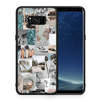Thumbnail for Θήκη Samsung S8 Retro Beach Life από τη Smartfits με σχέδιο στο πίσω μέρος και μαύρο περίβλημα | Samsung S8 Retro Beach Life case with colorful back and black bezels