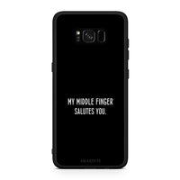 Thumbnail for Samsung S8 Salute θήκη από τη Smartfits με σχέδιο στο πίσω μέρος και μαύρο περίβλημα | Smartphone case with colorful back and black bezels by Smartfits