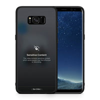 Thumbnail for Θήκη Samsung S8+ Sensitive Content από τη Smartfits με σχέδιο στο πίσω μέρος και μαύρο περίβλημα | Samsung S8+ Sensitive Content case with colorful back and black bezels