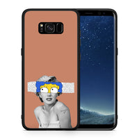 Thumbnail for Θήκη Samsung S8 Sim Merilyn από τη Smartfits με σχέδιο στο πίσω μέρος και μαύρο περίβλημα | Samsung S8 Sim Merilyn case with colorful back and black bezels