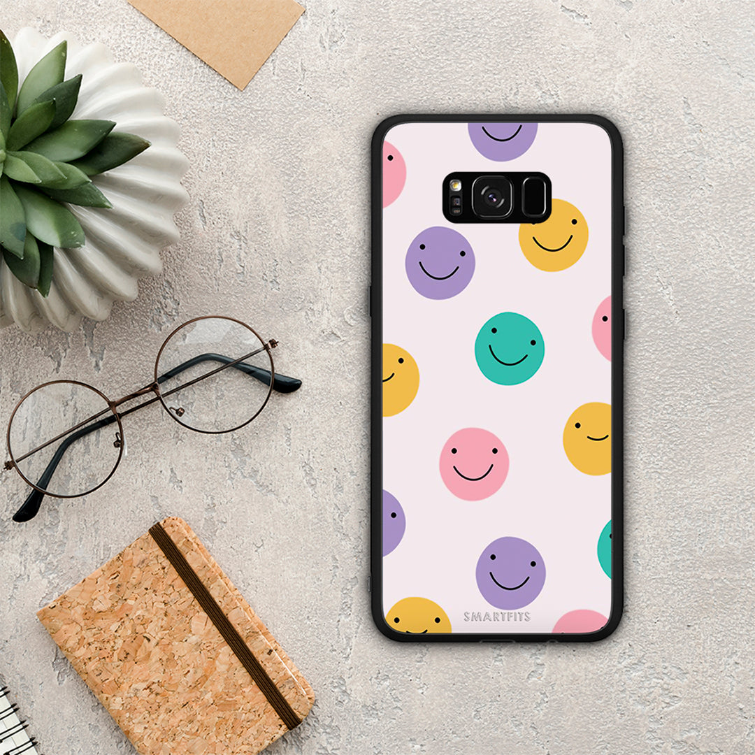 Smiley Faces - Samsung Galaxy S8 θήκη