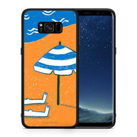 Thumbnail for Θήκη Samsung S8 Summering από τη Smartfits με σχέδιο στο πίσω μέρος και μαύρο περίβλημα | Samsung S8 Summering case with colorful back and black bezels