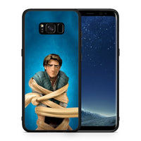 Thumbnail for Θήκη Αγίου Βαλεντίνου Samsung S8 Tangled 1 από τη Smartfits με σχέδιο στο πίσω μέρος και μαύρο περίβλημα | Samsung S8 Tangled 1 case with colorful back and black bezels