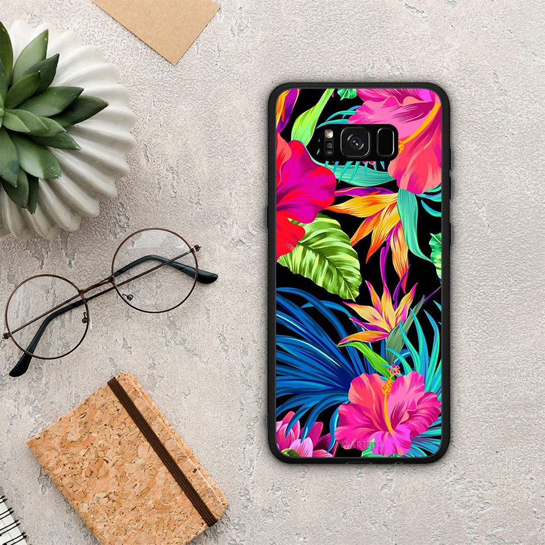 Tropical Flowers - Samsung Galaxy S8 case